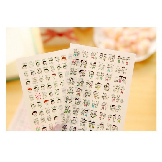 pvc Transparent Organizer Calendar Diary Book Planner Sticker 