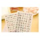 pvc Transparent Organizer Calendar Diary Book Planner Sticker 