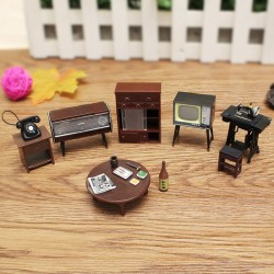 Vintage Japan Furniture Dollhouse Miniature Fridge Magnet