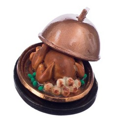 Miniature Food Christmas Turkey With Lid