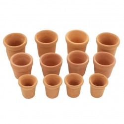 Flowerpots Miniatures- 12pc set