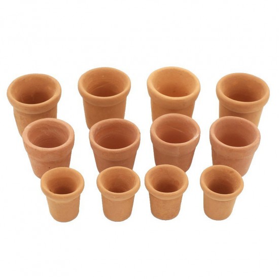 Flowerpots Miniatures- 12pc set