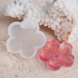 Flower Resin Mold White 