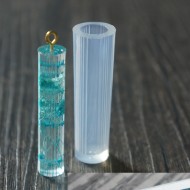 Silicone Cylindrical line Pendant Mold