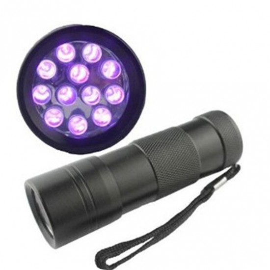 UV ULTRA VIOLET Torch 12LED