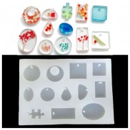 12 Designs Silicone Pendant Mold