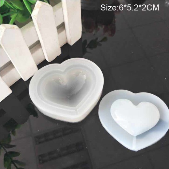 Heart Water Injection Hollow Silicone