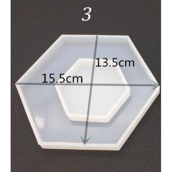 Large Hexagonal Table Mold Set