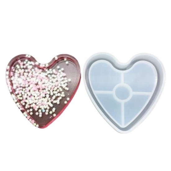 Heart Pot Base Coaster Mold 