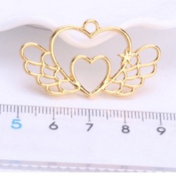 Heart Wings Open Bezel