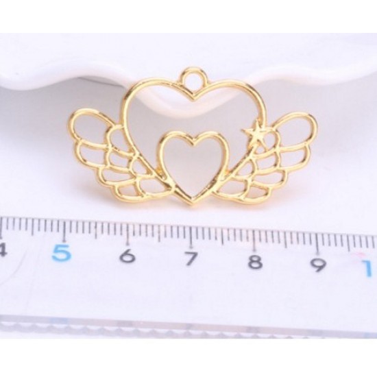 Heart Wings Open Bezel