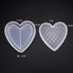 Heart Shaped Cut Jewelry Gift Box Mold