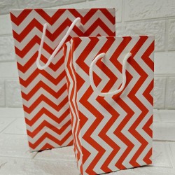 Red Zig Zag Bag