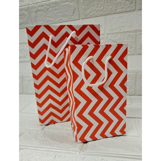 Red Zig Zag Bag