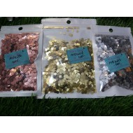 Round Edge Square Glitter