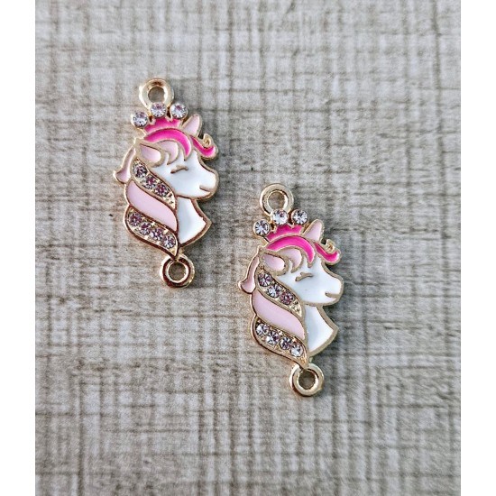 Enamel Unicorn Charm