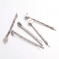 Silver padded headpins 