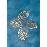 Gold Filigree Leaf 