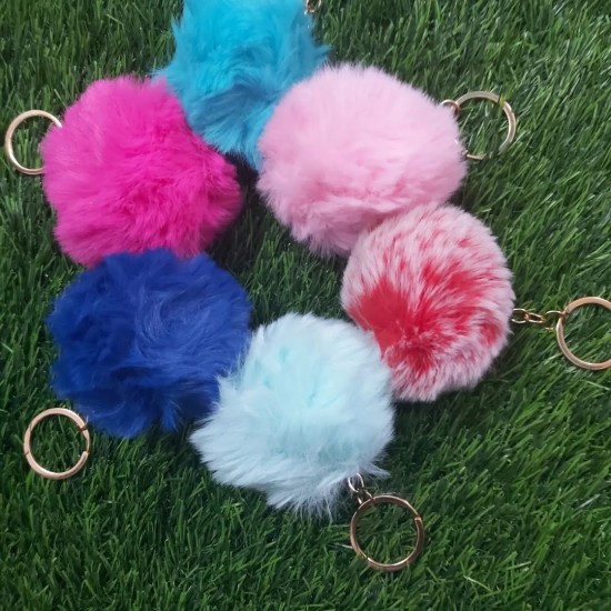 Fur Ball Keychain