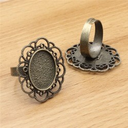 Oval Ring Setting Blank 