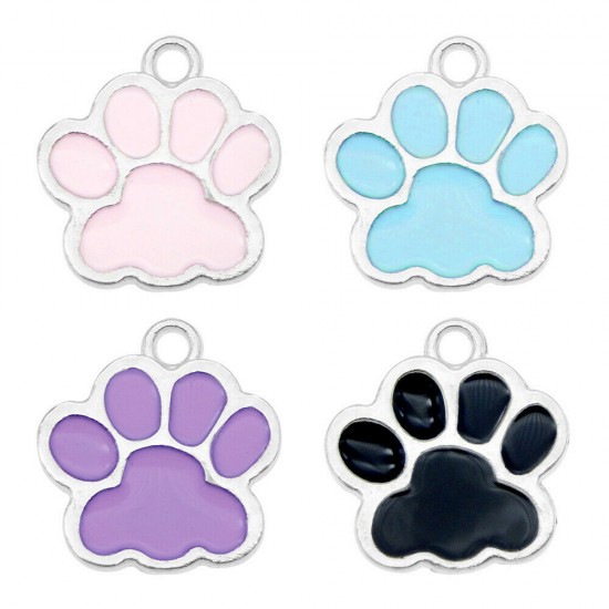 Paw Enamel Charm