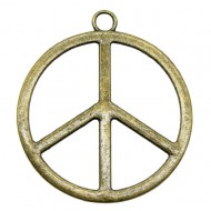 Vintage Peace Charm