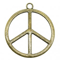 Vintage Peace Charm