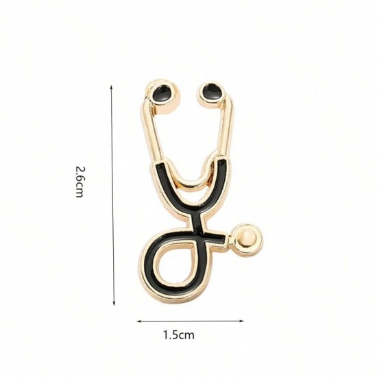 Stethoscope Brooch Pin