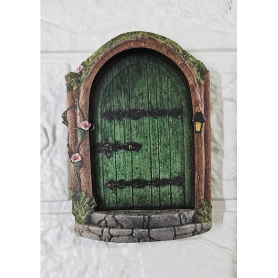 Mystical Green Fairy Door