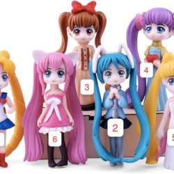 Long Hair Girl Figurines 