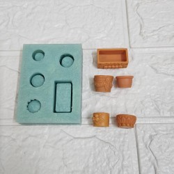 Miniature Flower Pot Mold