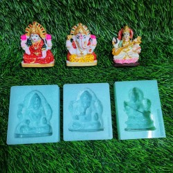 Ganesh Lakshmi Saraswati Mold