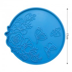 Flower Butterfly coaster Mold