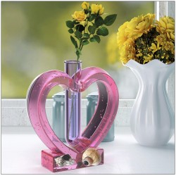 Heart Test Tube Vase Mold