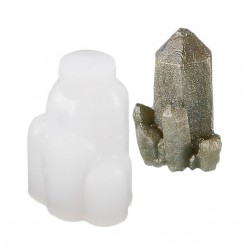 Crystal Cluster Stone Mold 6