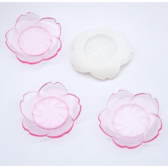 Flower Dish Plate Silicone Mold