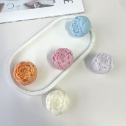 3D Peony FLower Candle Mold 