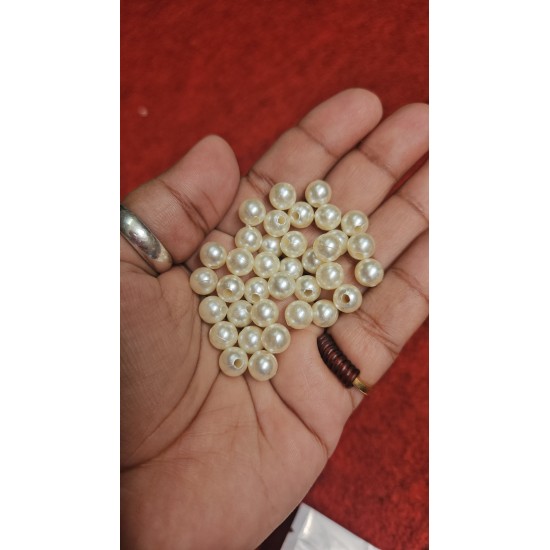 White Pearl Beads