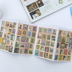 Vintage Italy style Stamps Design Stickers