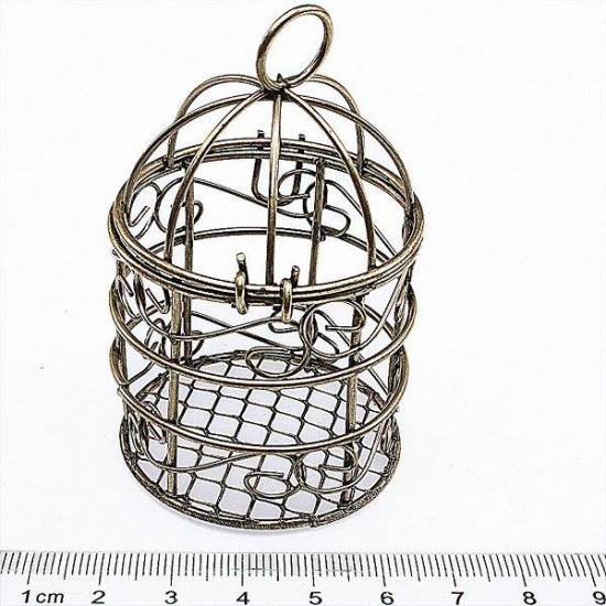 Bronze openable cage