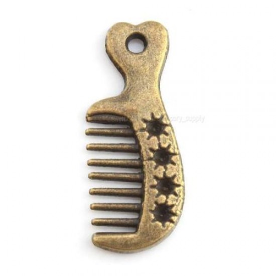 bronze vintage comb