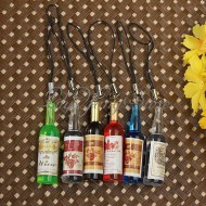 Wine bottle charms without string