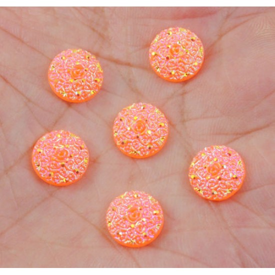 Neon Orange round