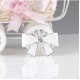 Silver Alloy Bowknot Charms