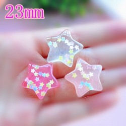 Mixed Pastel Glitter Star