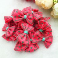 Pink Green Bow