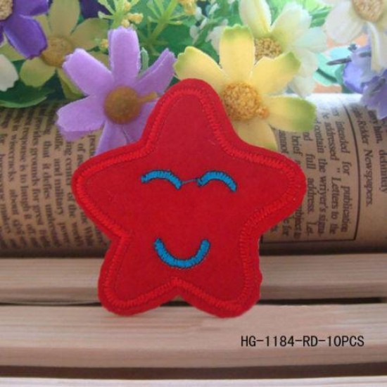 Red smiley star