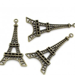 Paris Eiffel Tower Antique Bronze Hollow 