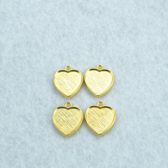 Gold color Hearts Bezel