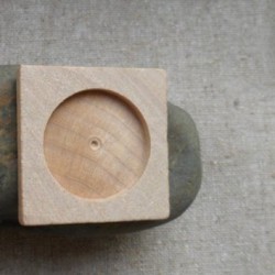 Round Square necklace Bottom bracket base